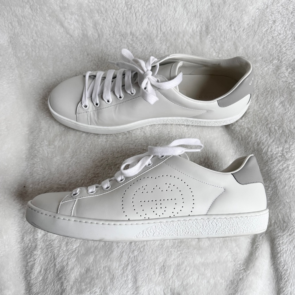 Gucci Leather Ace Sneakers - Picture 5 of 11